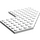 LEGO Weiß Keil Platte 10 x 10 mit Ausgeschnitten (2401)