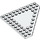 LEGO White Wedge Plate 10 x 10 without Corner without Studs in Center (92584)