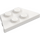 LEGO Blanc Pièce de monnaie assiette 2 x 4 (51739)