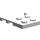 LEGO blanc Coin assiette 3 x 4 avec des encoches pour tenons (28842 / 48183)