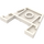 LEGO Weiß Keil Platte 3 x 4 mit Bolzenkerben (28842 / 48183)