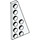 LEGO White Wedge Plate 3 x 6 Wing Right (54383)