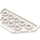 LEGO White Wedge Plate 3 x 6 with 45º Corners (2419 / 43127)