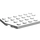 LEGO Weiß Keil Platte 4 x 6 ohne Ecken (32059 / 88165)