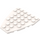 LEGO blanc Coin assiette 7 x 6 avec des encoches pour tenons (50303)