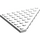 LEGO White Wedge Plate 8 x 8 Corner (30504)