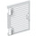 LEGO White Window 1 x 2 x 3 Shutter with Hinges and Handle (60800 / 77092)