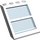 LEGO Weiß Fenster 4 x 4 x 3 Roof mit Centre Bar und Transparent Light Blau Glas (6159)