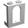 LEGO Weiß Fenster Rahmen 1 x 2 x 2 mit Arched Opening (90195)