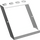 LEGO White Window Frame 4 x 4 x 3 Roof (4447)