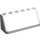 LEGO blanc Pare-brise 2 x 6 x 2 (4176 / 35336)