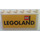 LEGO Wit Voorruit 2 x 6 x 2 met Legoland logo Sticker (4176)