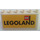 LEGO blanc Pare-brise 2 x 6 x 2 avec Legoland logo Autocollant (4176)