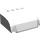 LEGO White Windscreen 5 x 6 x 2 Curved (61484 / 92115)