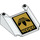LEGO Weiß Windschutzscheibe 6 x 6 x 2 mit Adidas Logo (28782 / 79679)