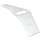 LEGO White Wing 20 x 56 with Cutout (No Holes) (54093)