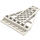 LEGO blanc Aile 6 x 8 x 0.7 avec Grille (30036)