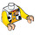 LEGO blanc Woody Torse (973 / 87858)