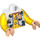LEGO White Woody Torso with Dirt Stains (973 / 87858)