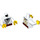 LEGO White Wu Minifig Torso (973 / 76382)