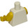 LEGO White Yellow Futuron Torso (973)