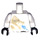 LEGO Weiß Zane DX mit Drachen Print Torso (76382 / 88585)