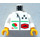 LEGO White Zippered Octan Jacket with Stars Torso (973 / 73403)