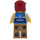 LEGO Wildlife Rescue Boat Driver mit Helm Minifigur