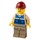 LEGO Wildlife Rescue Driver with Dark Red Cap Minifigure