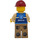 LEGO Wildlife Rescue Conductor con Rojo oscuro Gorra Minifigura