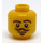 LEGO William Shakespeare Minifigure Head (Recessed Solid Stud) (3626 / 15901)