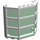 LEGO Venster Bay 3 x 8 x 6 met Transparant Green Glas (30185)