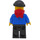 LEGO Winter Holiday Train Station Bus Driver Minifigure
