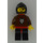 LEGO Wolf Bandit Noir capuche rouge Casquette Figurine