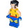 LEGO Wolverine с Син Крака и коса Минифигурка