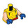 LEGO Wolverine with Blue Legs and Minifig Torso (973 / 76382)