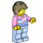 LEGO Frau - Bright Rosa Kapuzenpullover Minifigur