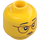 LEGO Woman in Argyle Sweater Minifigure Head (Recessed Solid Stud) (3626 / 69972)