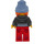 LEGO Woman im Schwarz Leather Jacket Minifigur
