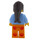 LEGO Mujer en Bright Luz Azul Sudadera Minifigura