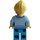 LEGO Femme dans Bright Lumière Bleu Pull-over Minifigurine