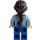 LEGO Kvinde i Bright Lys Blå Sweater Minifigur