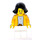 LEGO Woman in Bright Light Orange Jacket Minifigure