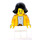 LEGO Woman in Bright Light Oranje Jacket minifiguur