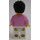 LEGO Woman dans Bright Pink Shirt Figurine