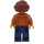 LEGO Woman in Dark Flesh Jacket minifiguur