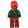 LEGO Woman in Dark Green Jacket with Red Hat Minifigure