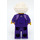 LEGO Nainen sisällä Dark Purppura Tracksuit jossa Lyhyet hiukset Minihahmo