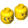 LEGO Woman in Dirt Bike Helmet Minifigure Head (Recessed Solid Stud) (3626 / 38285)