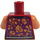 LEGO Woman in Floral Shirt Minifig Torso (973 / 76382)